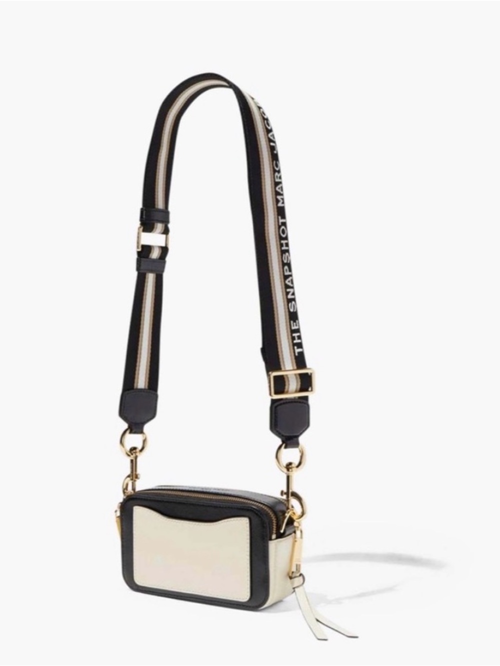 Marc Jacobs Cream and Black Snapshot Crossbody - Dust bag included! - Picture 8 of 11
